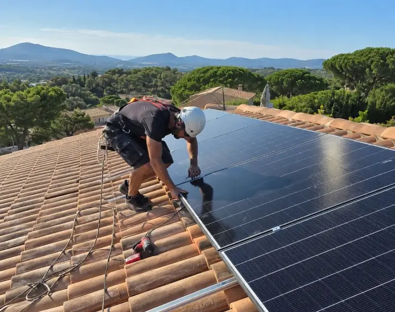 Installateur panneaux solaires Manziat — pose photovoltaïque sur toiture